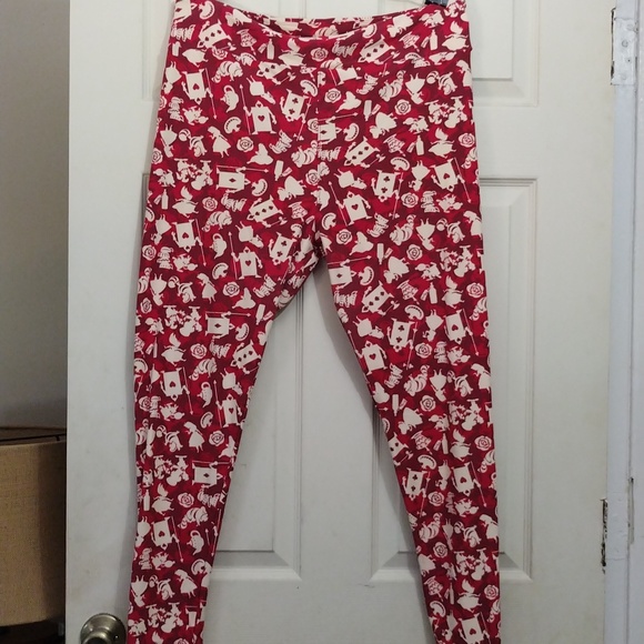 LuLaRoe Pants - Lularoe Disney Alice in wonderland leggings size TC2